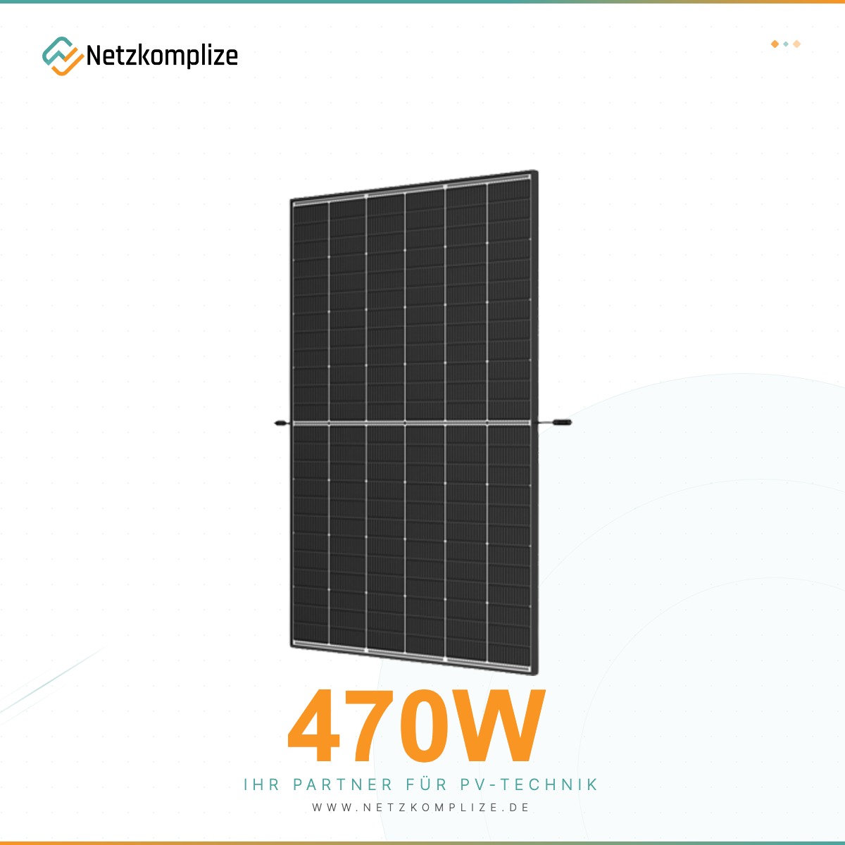 Trina Vertex S+ 470W Glas-Glas Black Frame TSM-NEG9R.28
