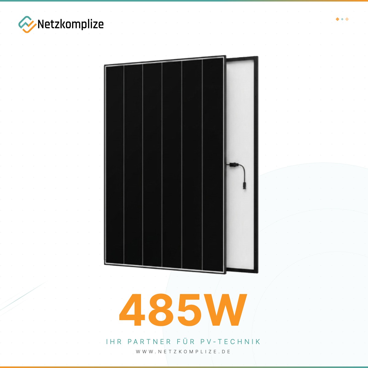 AIKO Solar Neostar 3P+54 485W Black Frame Doppelglas Solarmodul (AIKO-A-MCE54Dw)