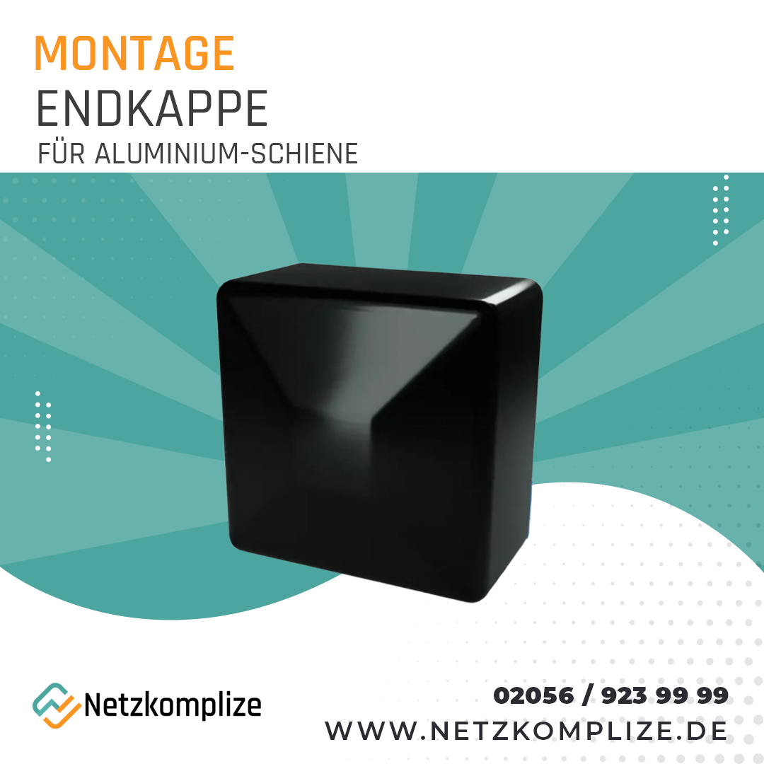 Endkappe für Standard Aluminium-Schiene