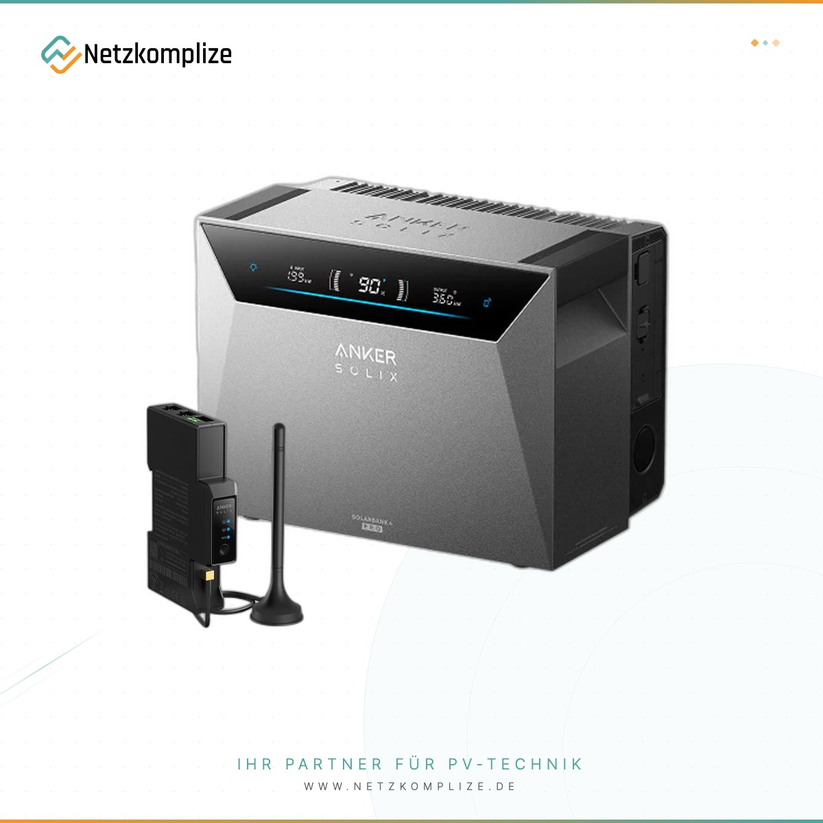Anker SOLIX Solarbank 4 E5000 Pro - inkl. Smart Meter Gen 2