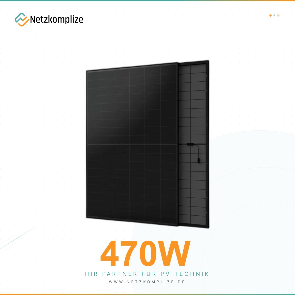 AIKO Solar Neostar 3S+ 470W Full-Black Glas-Glas Solarmodul (AIKO-A470-MCE54Db)