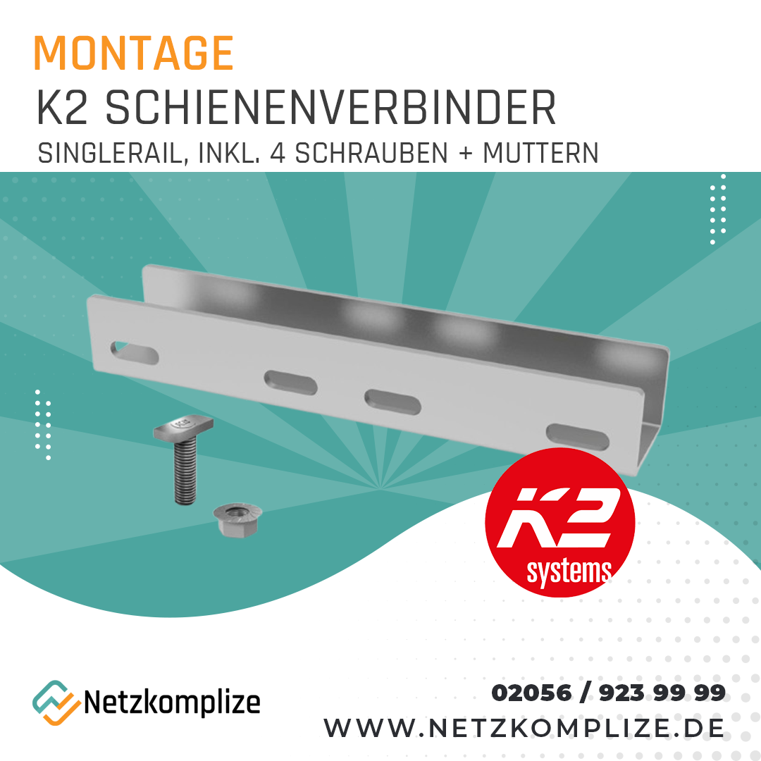 K2 Schienenverbinder SingleRail 36 Set - 2001976