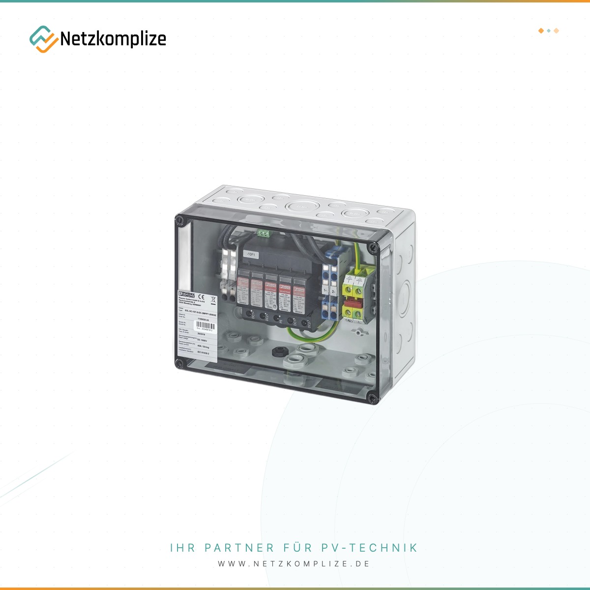 Phoenix Contact Generatoranschlusskasten SOL-SC-1ST-0-DC-2MPPT-2000SE 1105828