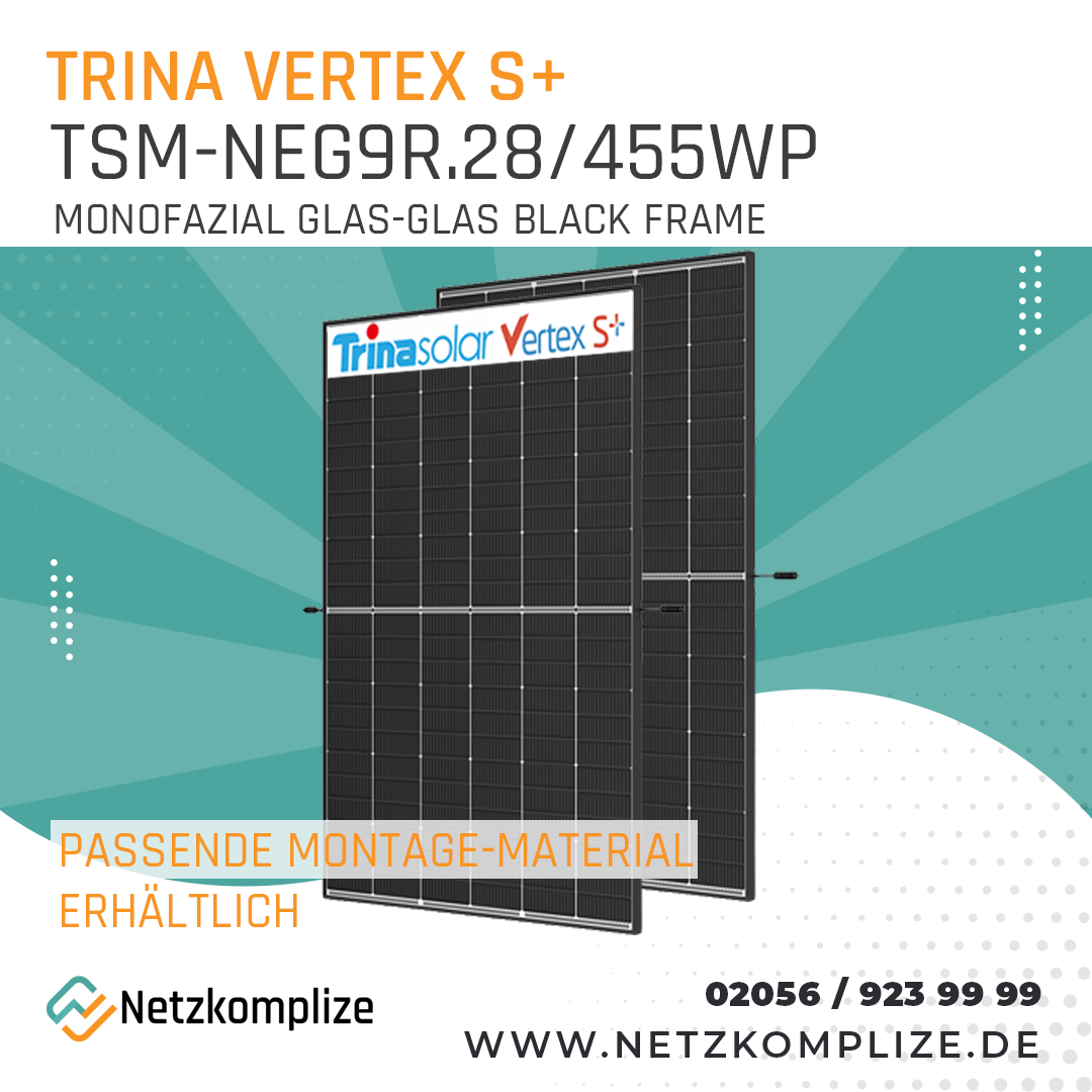 Solarmodul Trina Vertex S+ 455Wp NEG9R.28 Glas-Glas