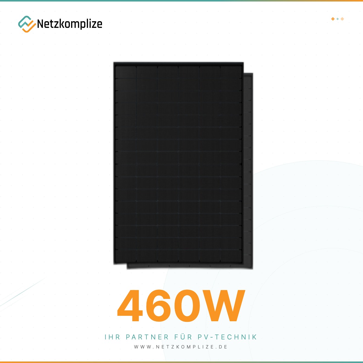Jolywood JW-HD96N-R2 460W Bifazial Glas-Glas Full-Black Solarmodul